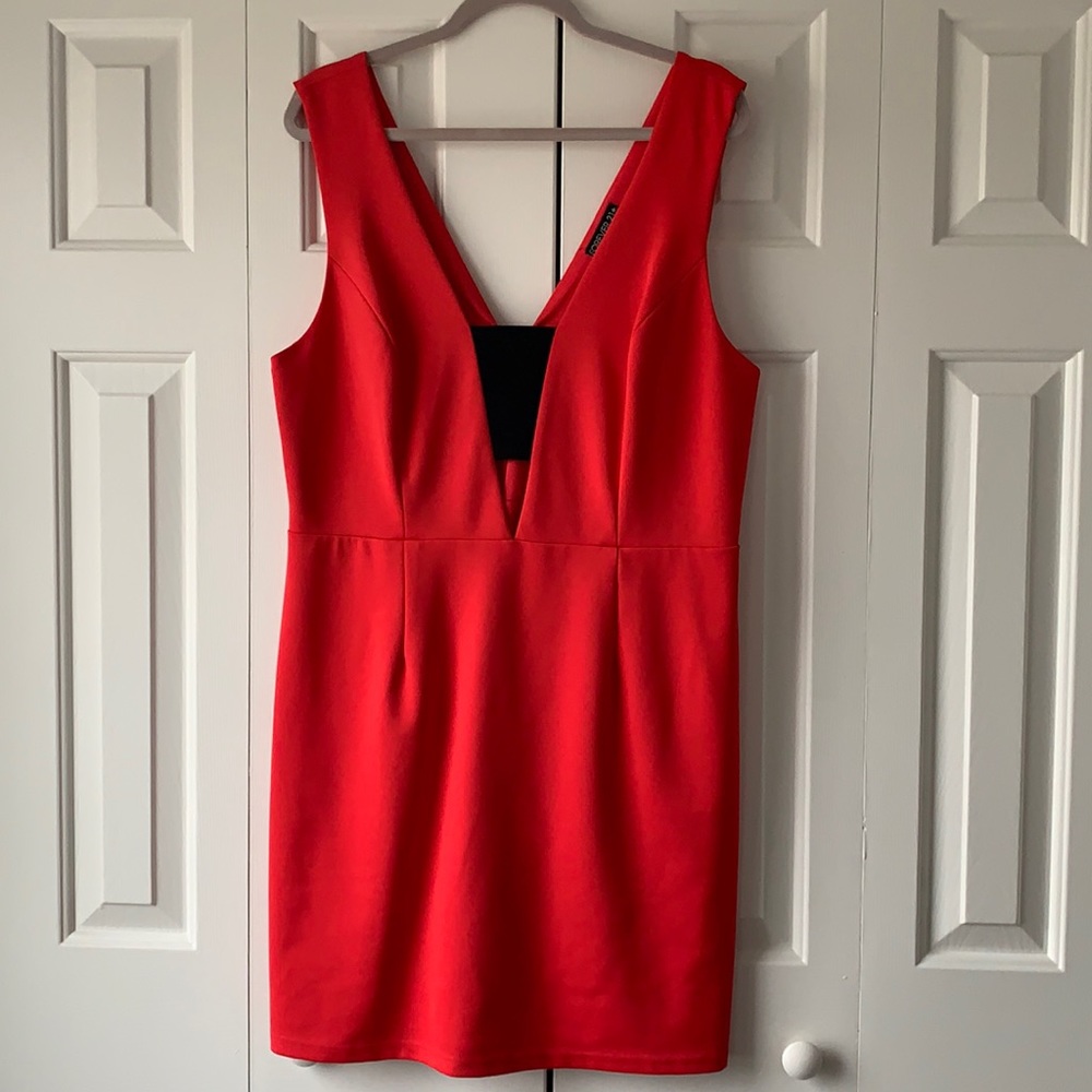 EUC Forever 21 Plus Red Mini Dress